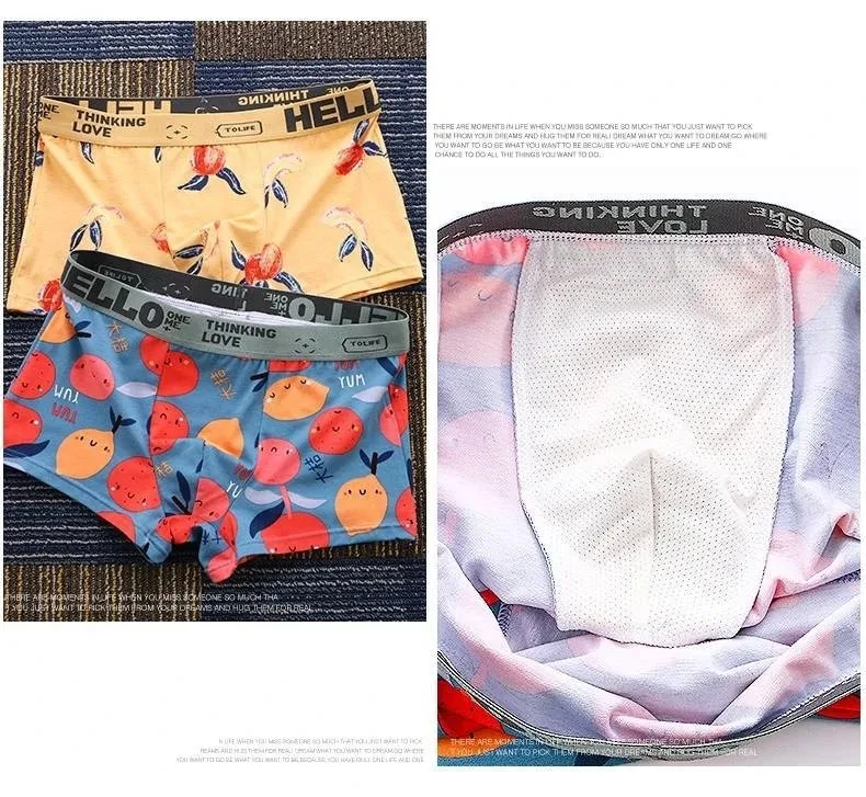 1/2/4 PCS Men's Printed Sports - Boxer Brief Pack Cotton review and price